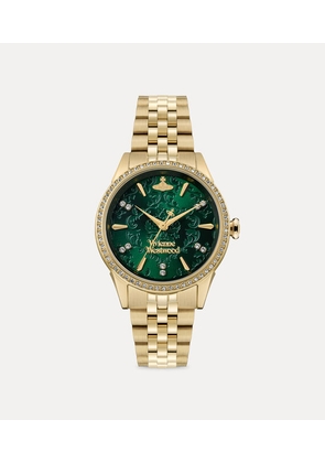 Vivienne Westwood Little Wallace Watch Gold/green Women