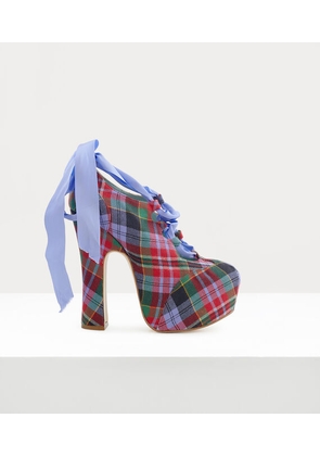 Vivienne Westwood Elevated Ghillie Platform Virgin Wool Brick 4-37 Women