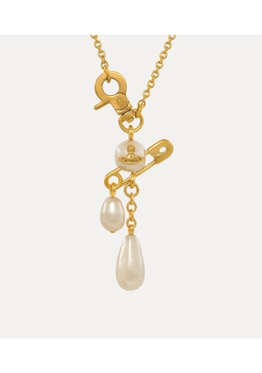 Vivienne Westwood Claude Small Necklace Gold Pearls Women