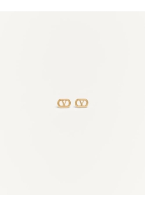 Valentino Garavani OVALETTE METAL EARRINGS Woman GOLD UNI