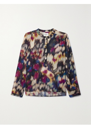 Marant Étoile - Maria Printed Cotton-voile Shirt - Black - FR34,FR36,FR38,FR40,FR42,FR44