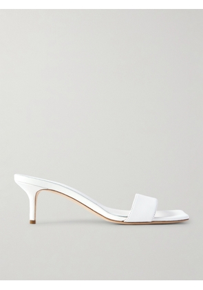 Aeyde - Ilvy Leather Mules - White - IT35,IT35.5,IT36,IT36.5,IT37,IT37.5,IT38,IT38.5,IT39,IT39.5,IT40,IT40.5,IT41,IT41.5,IT42