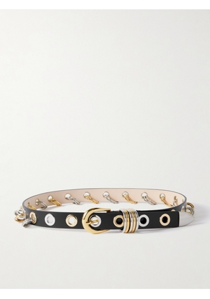 Déhanche - Revenge Embellished Leather Belt - Black - XS,S,M,L