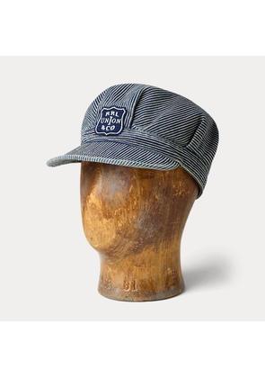 Striped Piqué Railman Cap