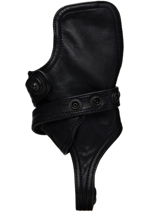 Julius Black Leather Holster Pouch Bracelet