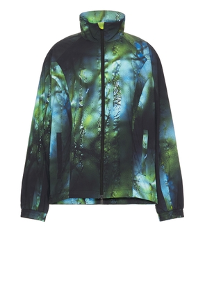 Y-3 Yohji Yamamoto Ripstop Jacket in Multi Color - Green. Size XL/1X (also in ).