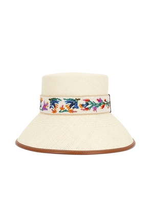 Valentino Garavani Antibes Bucket Hat in Naturale & Antique - Neutral. Size L (also in M, S).