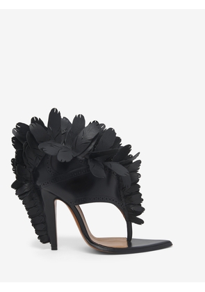 ALEXANDER MCQUEEN - Feathered Sandal - Item 823894WIAD31000