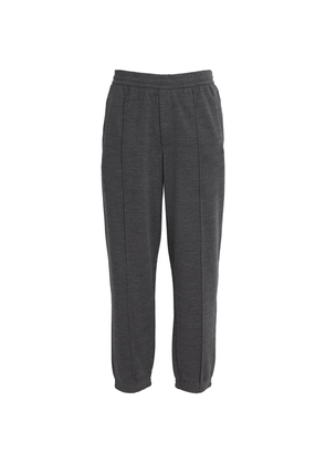 Emporio Armani Wool-Blend Straight Sweatpants