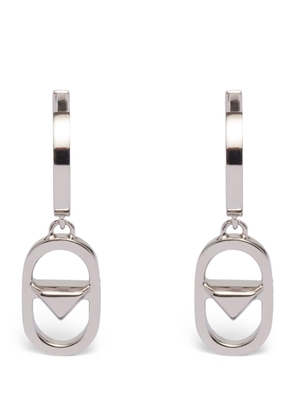 Prada Triangle Pendant Earrings