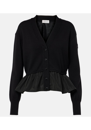 Moncler Cotton, cashmere and silk cardigan