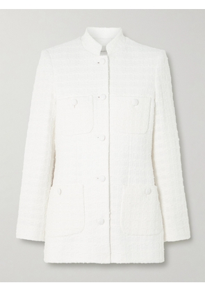 LIBEROWE - Raja Checked Cotton-blend Bouclé-tweed Jacket - White - x small,small,medium,large,x large