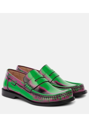 Loewe Campo leather loafers