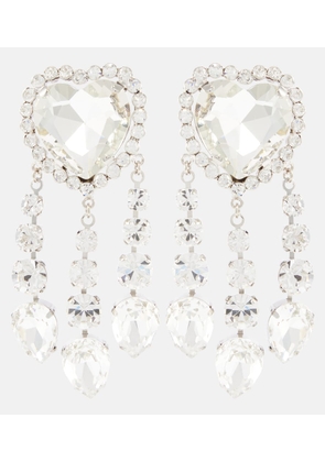 Alessandra Rich Embellished clip-on earrings