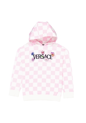 Young Versace Girls Logo Embroidered Hoodie