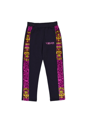 Young Versace Girls Barocco Crocodile Logo Sweatpants
