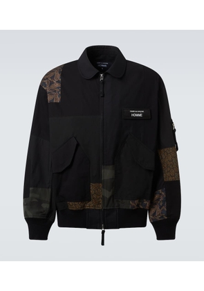 Comme des GarÃ§ons Homme Cotton-blend satin jacket