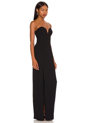 Amanda Uprichard Cherri Gown in Black. Size L. Also in M, S, XL, XS.