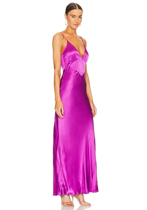 Bardot x REVOLVE Wintour Midi Slip Dress in Purple. Size 10. Also in 12, 4, 6, 8.
