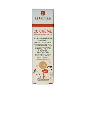 erborian Travel CC Cream Buildable Tinted Color Corrector with SPF 25 in Beauty: NA.