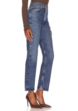 AGOLDE 90's Pinch Waist Jeans in Denim-Dark. Size 23. Also in 25, 26, 27, 28, 29, 30, 31, 32, 33, 34.