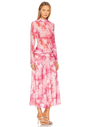 Bardot Lea Midi Dress in Pink. Size S. Also in XS.