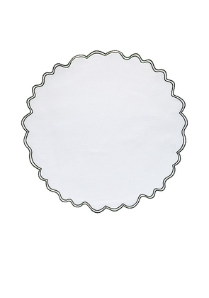 Chefanie Timeless Placemat in White.
