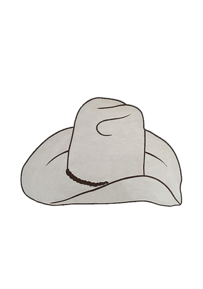 Chefanie Cowboy Hat Placemet in Beige.