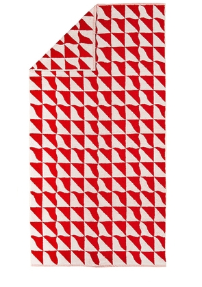 Dusen Dusen Bath Towel in Red,White.