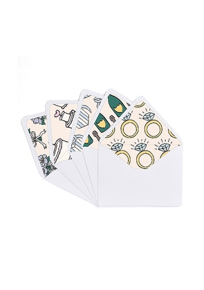 Dear Annabelle Marry Me Notecards in White.