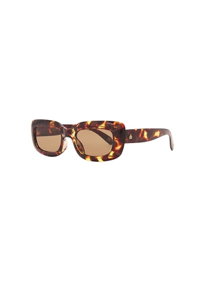 AIRE Orbit Sunglasses in Brown.
