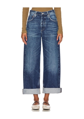 Citizens of Humanity Ayla Petite Baggy Jeans in Blue. Size 28P. Also in 30P, 31P, 32P.