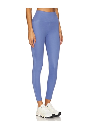 Beyond Yoga Powerbeyond Strive High Waisted Midi Legging in Blue. Size L. Also in S, XS.