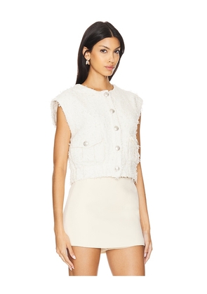 ASTR the Label Pedrine Vest in White. Size L. Also in XL.