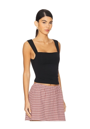 Apres Studio Soft Bodice Top in Black. Size L. Also in M, XL, XS.