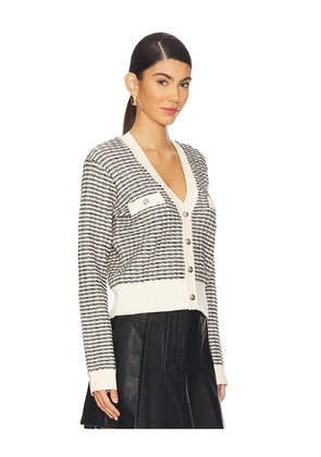ASTR the Label Ellory Cardigan in Black,Cream. Size L. Also in XL.