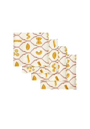 Chefanie Pasta Napkins in Cream.