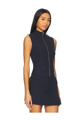 BY.DYLN Leela Vest in Navy. Size L. Also in M, S.