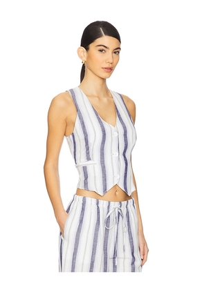 Bella Dahl Cinch Back Vest in White. Size L. Also in XS.