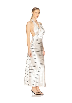Bardot Citron Midi Dress in Ivory. Size 10. Also in 2, 4, 6, 8.