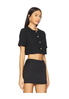 Amanda Uprichard Finley Top in Black. Size L. Also in M, S.