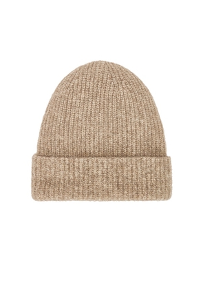 EAVES Alina Beanie in Brown.