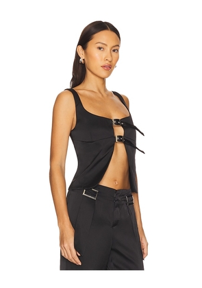 BY.DYLN Ellis Top in Black. Size L. Also in M, S.