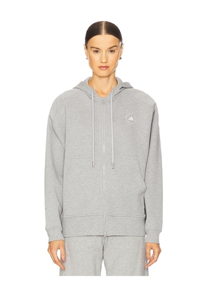 adidas by Stella McCartney Full Zip Hoodie in Grey. Size L. Also in M, S, XS.