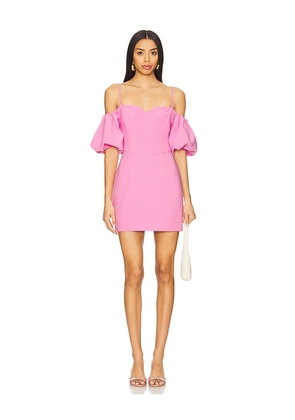 ELLIATT Gia Mini Dress in Pink. Size L. Also in M, S, XS.