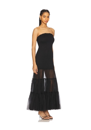 Bardot AZURA STRAPLESS MAXI DRESS in Black. Size 10. Also in 12, 2, 4, 6, 8.