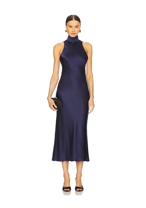 Amanda Uprichard Dupont Dress in Navy. Size L. Also in M, S, XS.