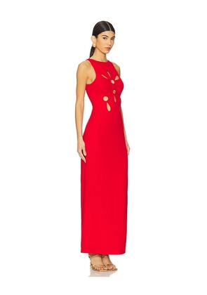 Cult Gaia Brody Gown in Red. Size M. Also in S, XS.