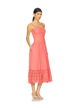 ASTR the Label Nathalia Dress in Coral. Size L. Also in M, S, XS.