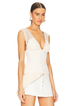 Free People X Intimately FP Power Play Cami in Ivory. Size L. Also in XL.
